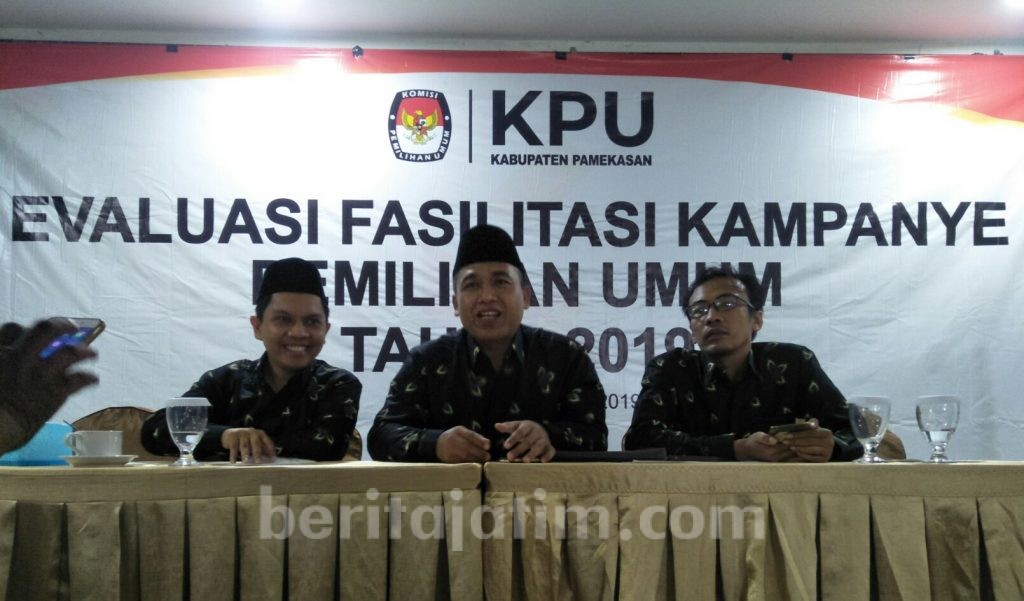 KPU Pamekasan Rekomendasikan 3 Poin Hasil Evaluasi Kampanye