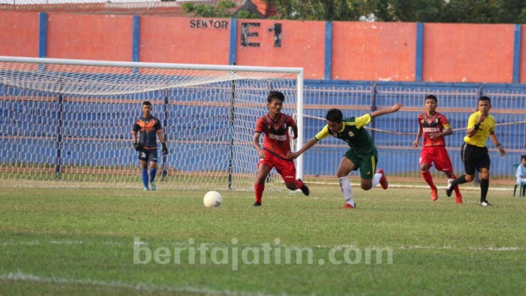 Tim Sepak Bola Bojonegoro Sulit Puncaki Grup J Porprov Jatim