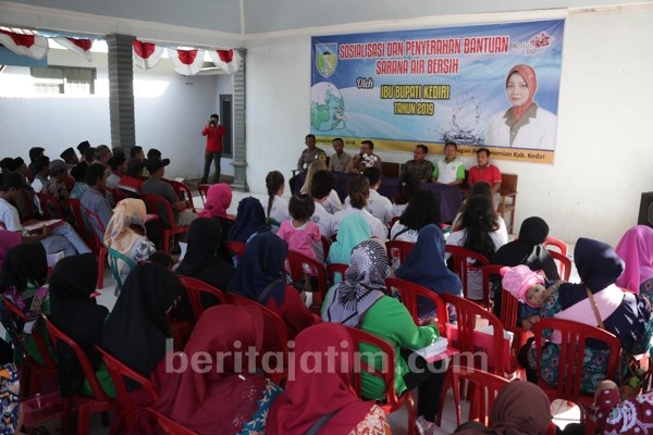 Masyarakat di Lereng Gunung Wilis Kediri Diminta Jaga Bantuan Tandon Air Bersih
