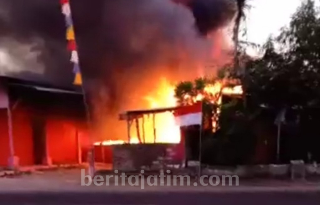 Kebakaran di Tanggulangin, Ledakan Terdengar Beberapa kali