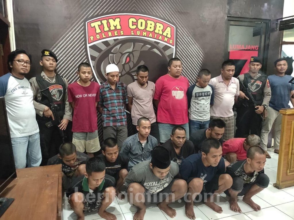 Polres Lumajang Gulung 14 Penggedar Narkoba, Sebulan