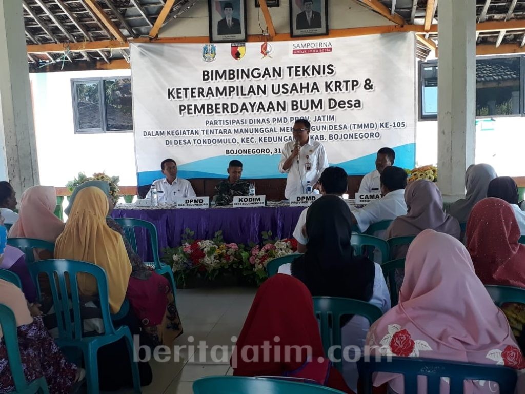 DPMD Jatim Beri Bimtek Pengelolaan Bumdesa di Bojonegoro