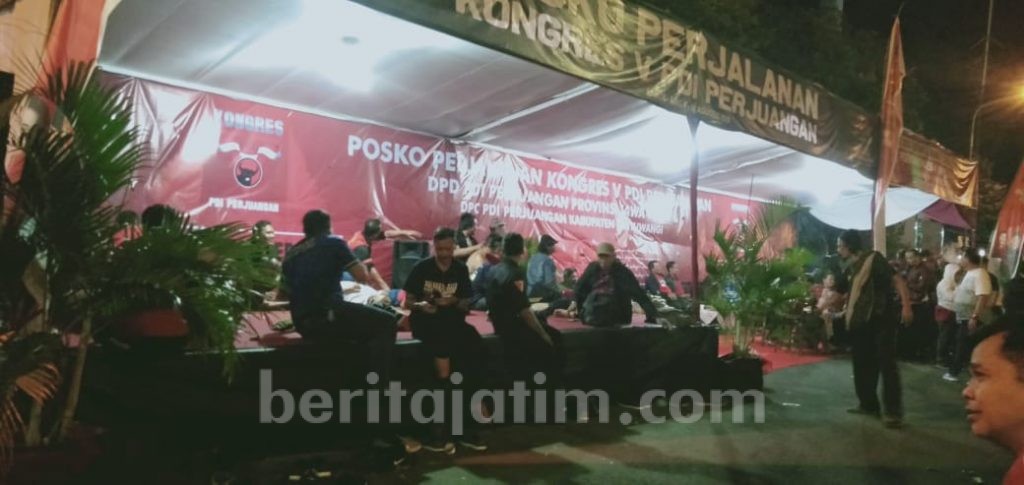 Tiga Ribu Kader PDIP Jatim Serbu Arena Kongres Bali