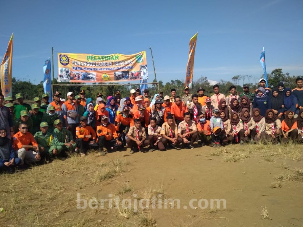 Polsek Poncokusumo Beri Pelatihan Penanggulangan Bencana