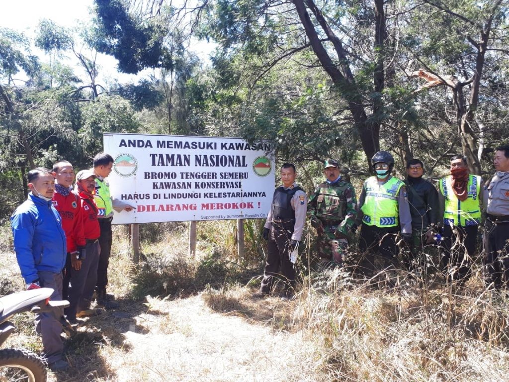 Cegah Kebakaran Hutan di Bromo, Begini Antisipasi Polsek Poncokusumo