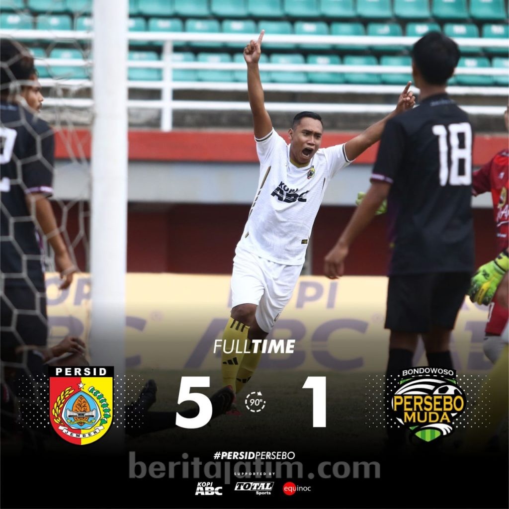 Persid Jember Hajar Persebo Muda 5-1