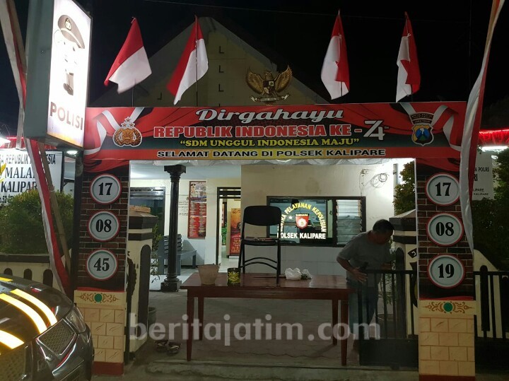 Gapura Cinta Indonesia Jadi Penanda Polsek Kalipare Malang