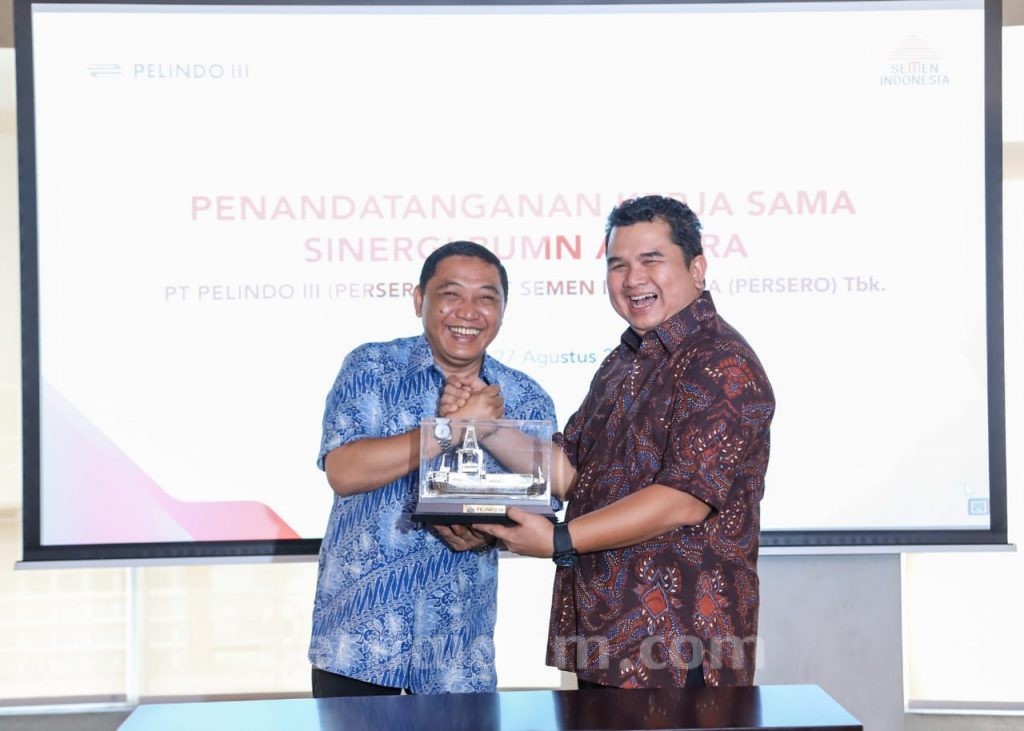 Pelindo III dan Semen Indonesia Sinergikan Operasi Logistik, Energi, dan Kepelabuhanan