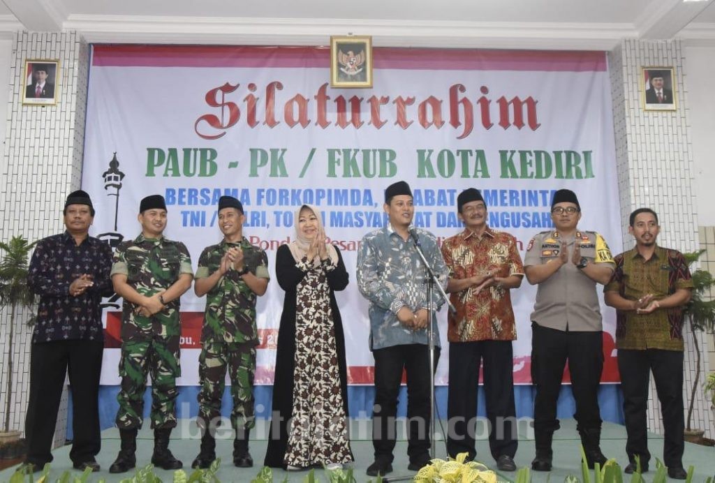 Walikota Kediri Kenalkan Anggota DPRD Baru pada Silaturahmi FKUB/PAUB-PK