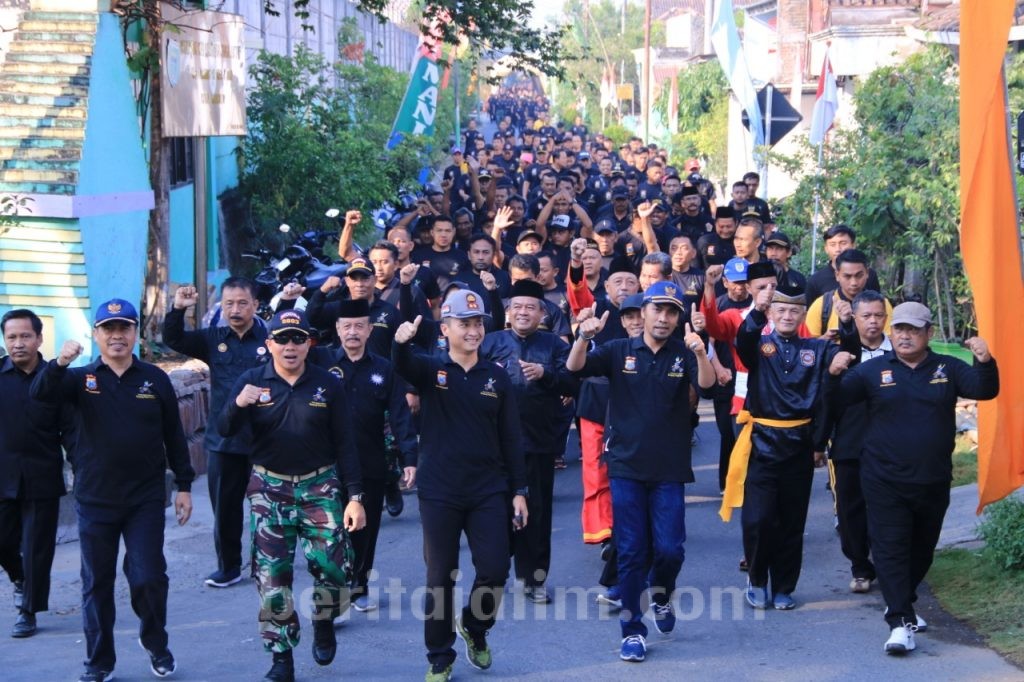 Para Pesilat di Madiun Deklarasikan Suro Damai