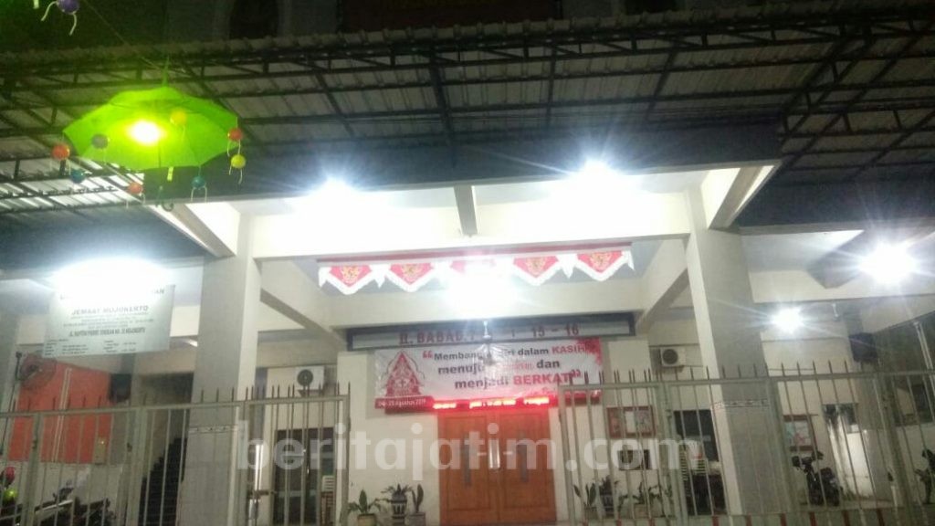 Dekat dengan 2 Masjid, Ibadah Minggu di GKJW Kota Mojokerto Ditiadakan