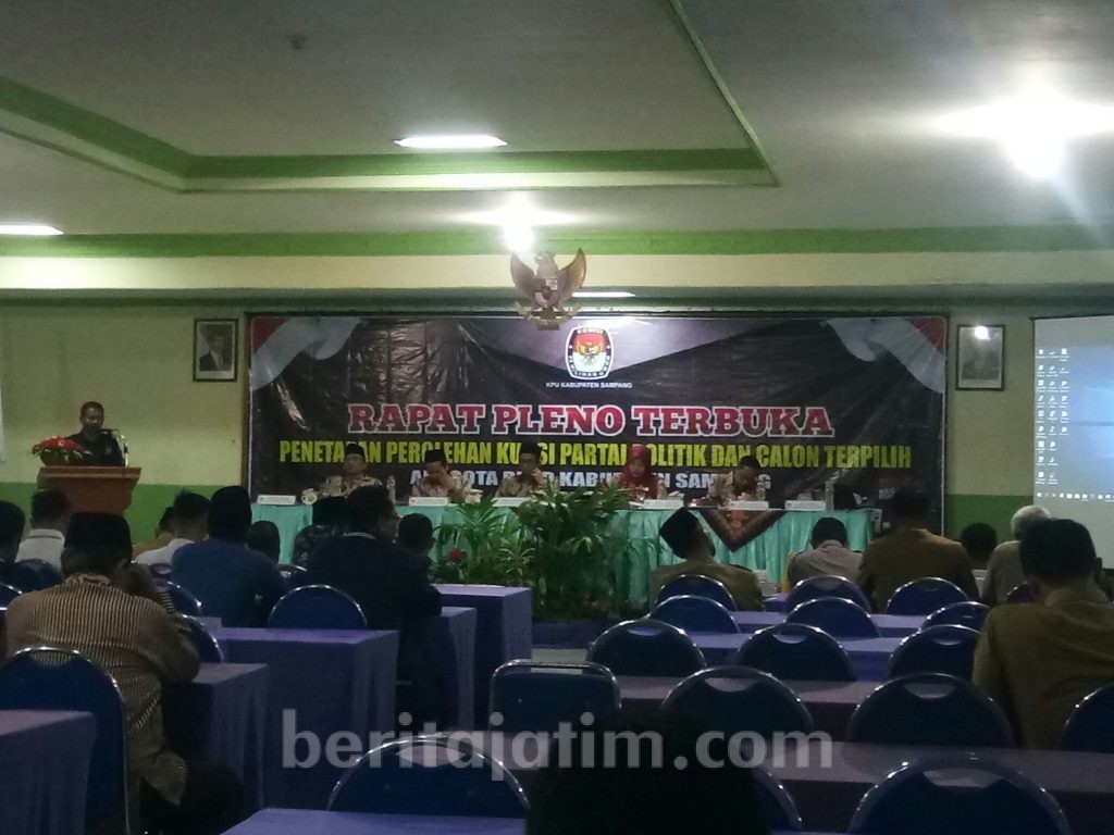 Ini Perolehan Kursi di DPRD Kabupaten Sampang