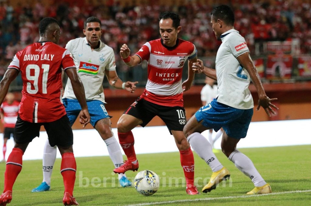 Fokus dan Sabar, Kunci Sukses Madura United Kalahkan PSIS