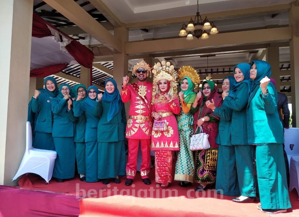 Baju Adat Nusantara Warnai Upacara Detik-detik Proklamasi di Ponorogo