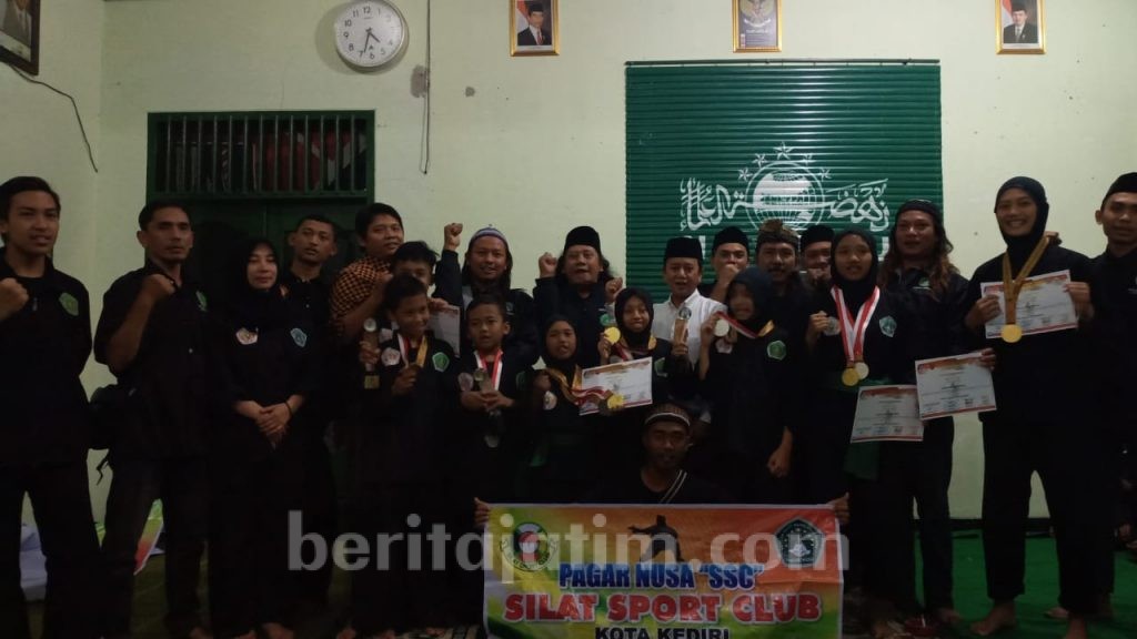 Atlet Silat Pagar Nusa Kota Kediri Borong Medali Emas di Ajang Internasional