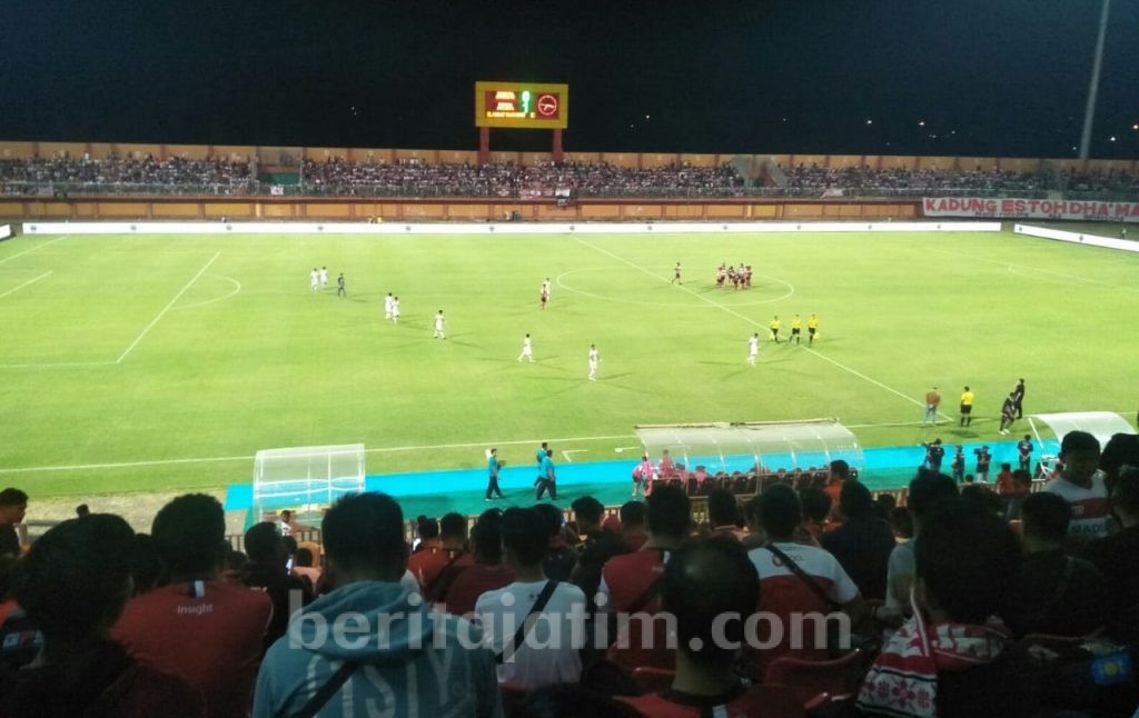 Babak I: Madura United Tertinggal dari Persija Jakarta 0-1