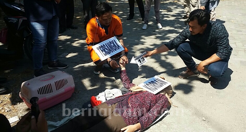 Al Ayyubi, Pembunuh Nisa di Cafe Penjara Gresik Lakukan 37 Adegan Rekontruksi