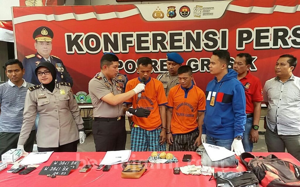 Sebelum Sertijab, Kapolres Gresik Ungkap Kasus Curat dan Curanmor