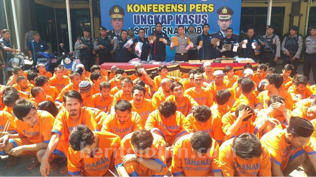 Polisi Bongkar Jaringan Narkoba di Gedangan dan Krian
