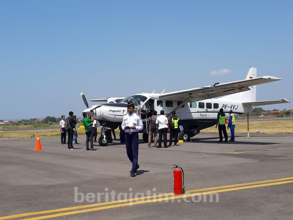 Penerbangan Perdana Sumenep-Pulau Pagerungan Resmi Dibuka Hari ini