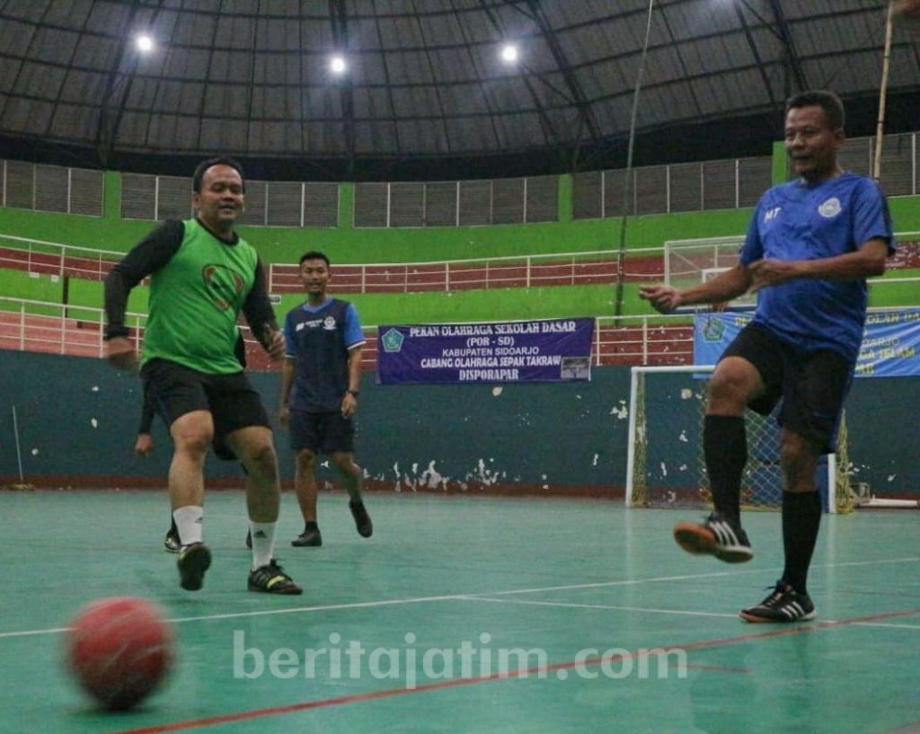 Haornas, Komunitas Wasit dan Wartawan Sidoarjo Futsal Bersama
