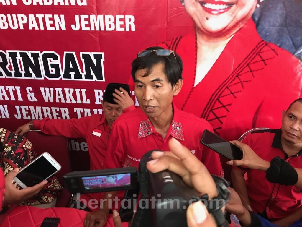 Penjaringan Cabup PDIP Jember Diminati Dosen, Pejabat, Hingga Aktivis Difabel