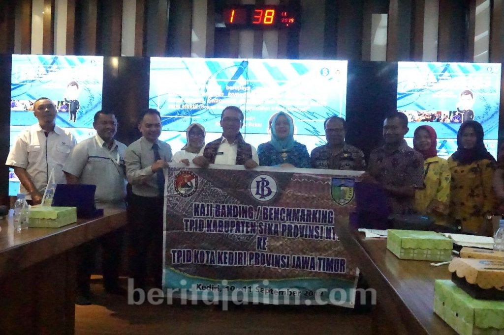 TPID Kota Tangerang dan Kabupaten Sikka Studi Banding ke Kota Kediri
