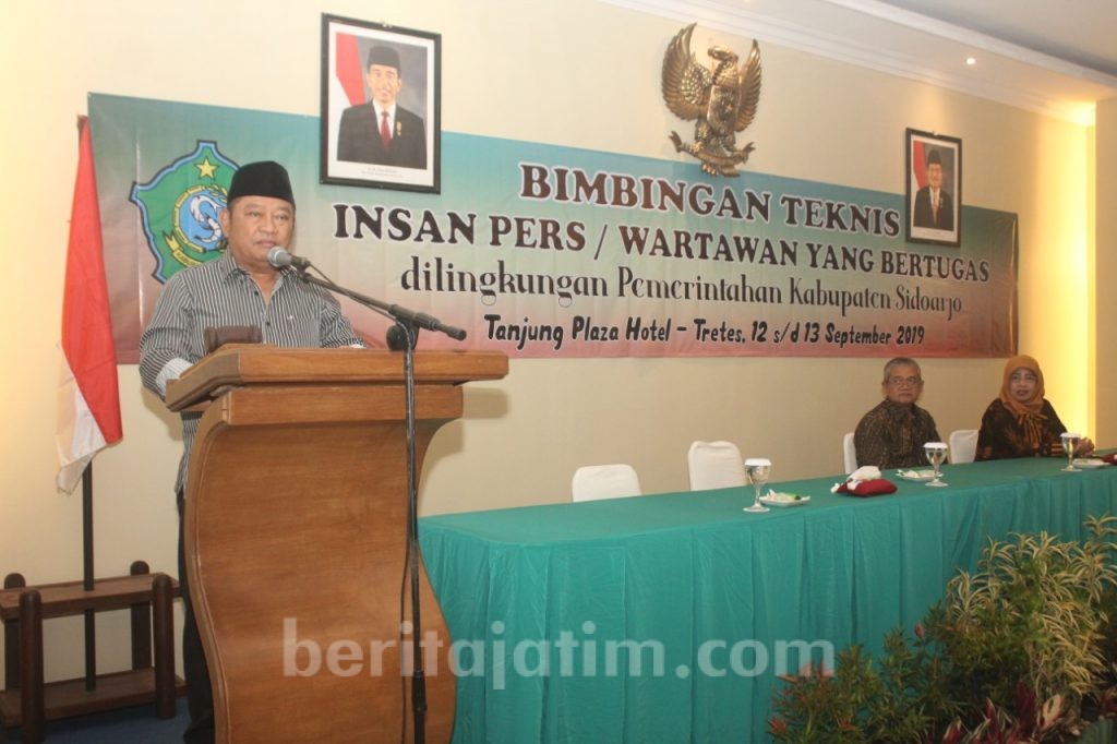 Puluhan Wartawan Sidoarjo Ikuti Bimtek Insan Pers