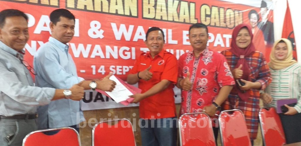 PDIP Banyuwangi : Berkas Ali Ruchi Paling Lengkap