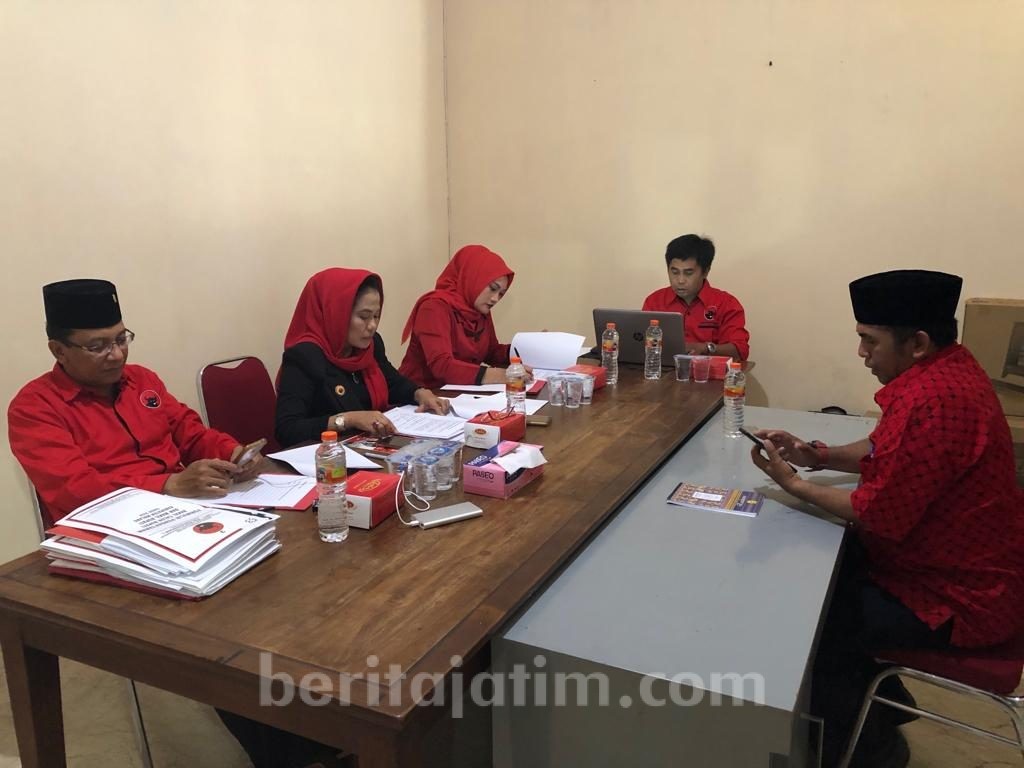 Tujuh Bacabup Malang Ikuti Fit And Proper Test di PDIP Jatim