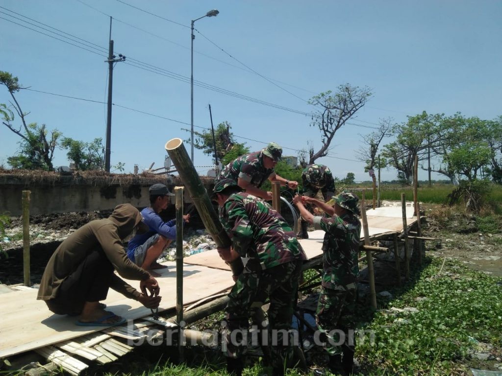 Pra TMMD, Ini yang Dikerjakan Anggota Kodim 0816