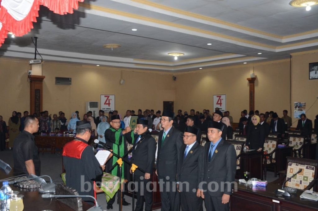Empat Pimpinan DPRD Sumenep Dilantik, Dua Wajah Lama