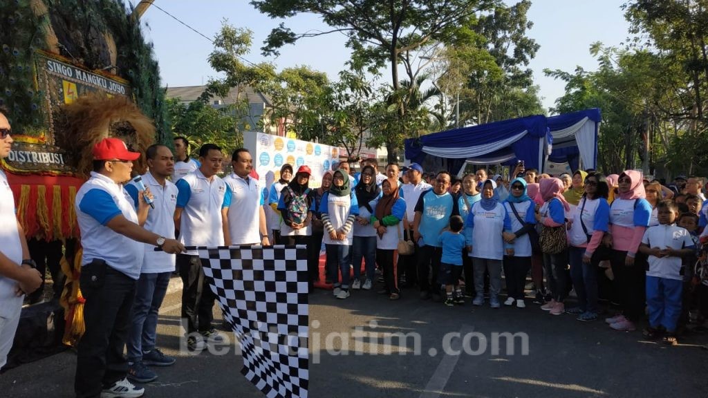 Kampanyekan Keselamatan Jalan, BPTD Wilayah IX Jatim Gelar Jalan Santai