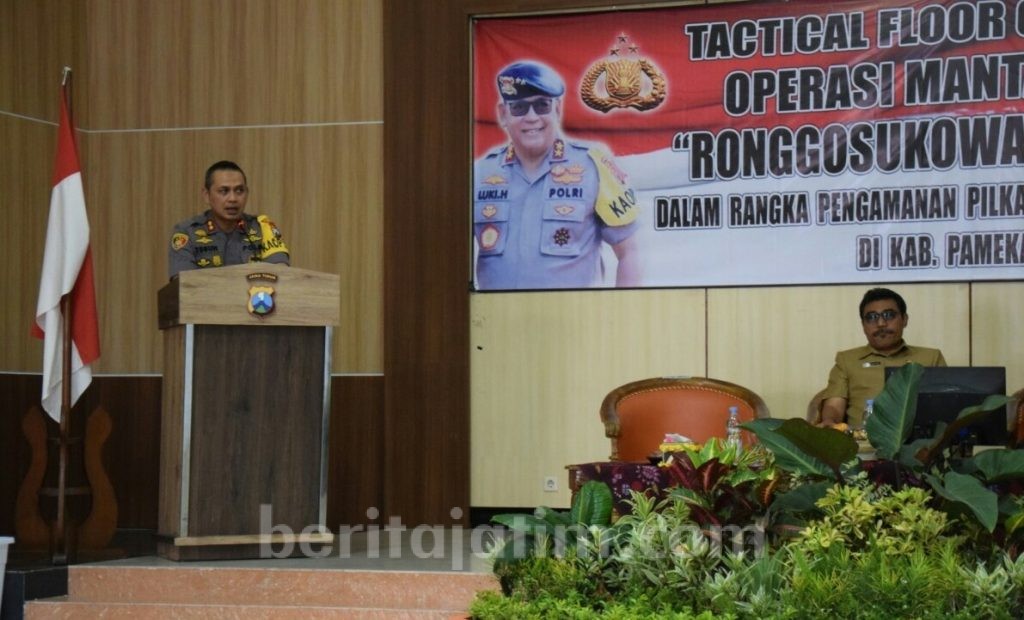 Kapolres Pamekasan Pastikan Pelaksanaan Pilkades Aman