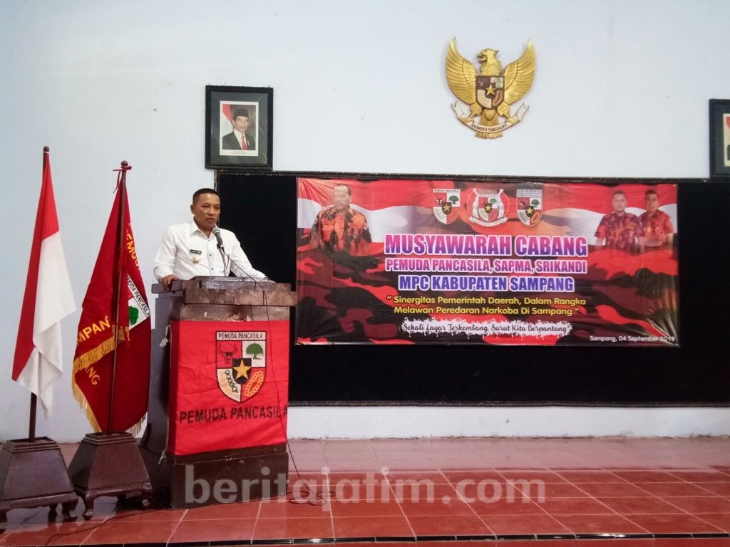 Bupati Sampang Ajak Pemuda Pancasila Perangi Narkoba