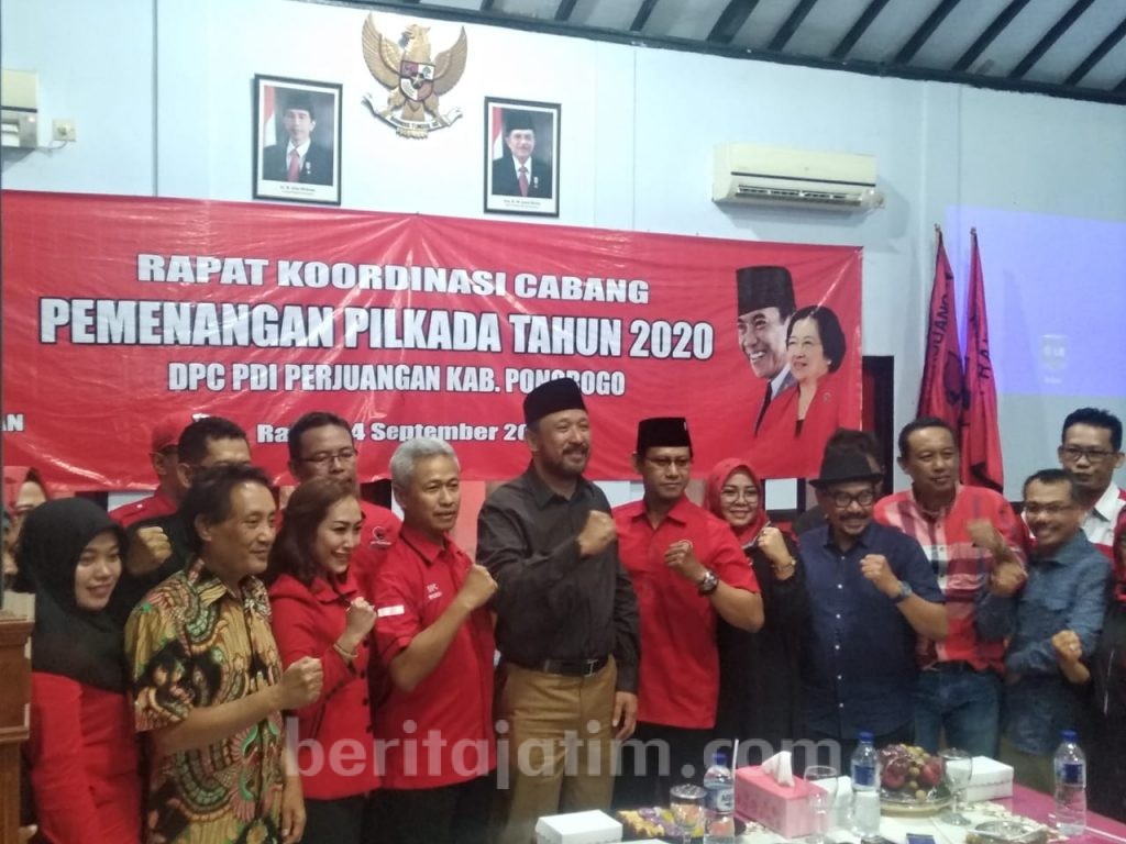 Didampingi Sejumlah Ketua Parpol, Ipong Silaturahmi ke PDIP Ponorogo