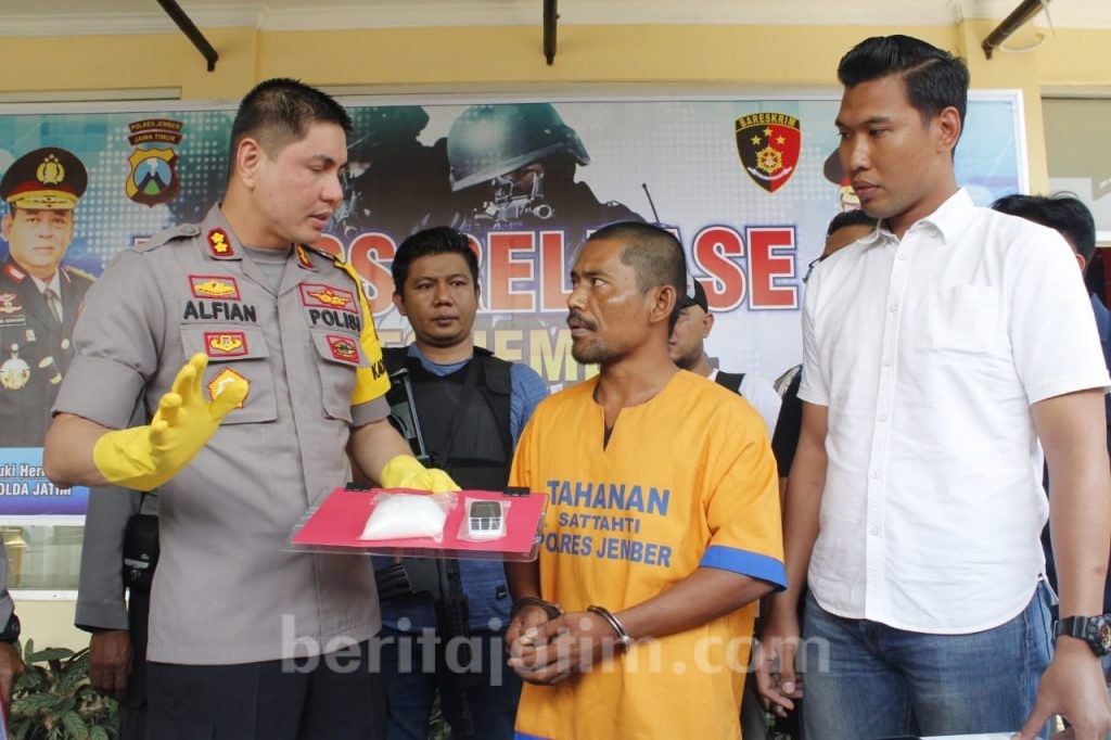 Warga Pamekasan Jadi Kurir Ratusan Gram Sabu-Sabu ke Jember