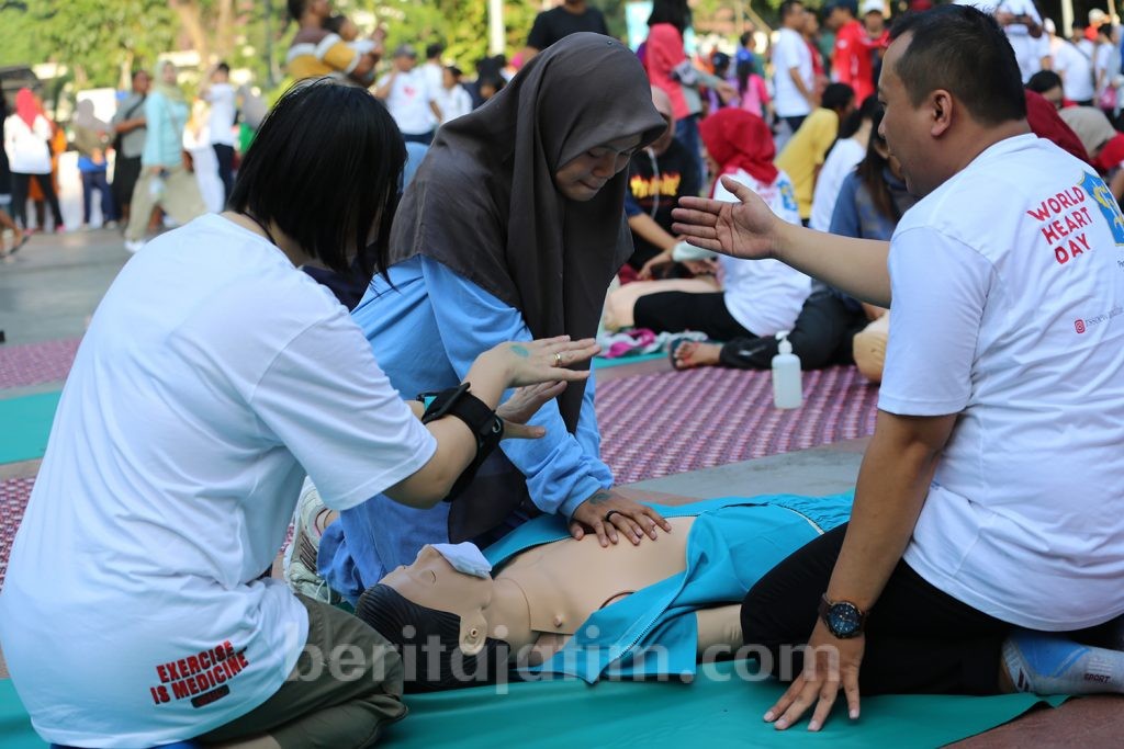 Pemkot Surabaya Gelar Edukasi Bantuan Hidup Dasar