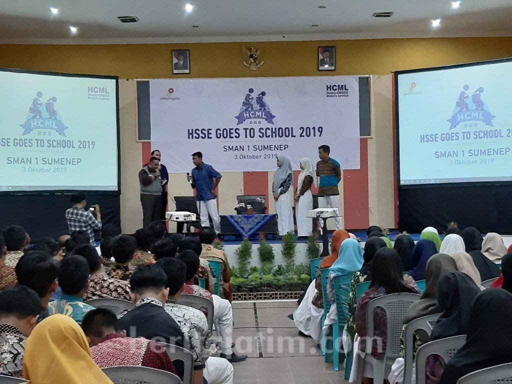 HCML HSSE ‘Goes To School’ Sambangi SMAN 1 Sumenep