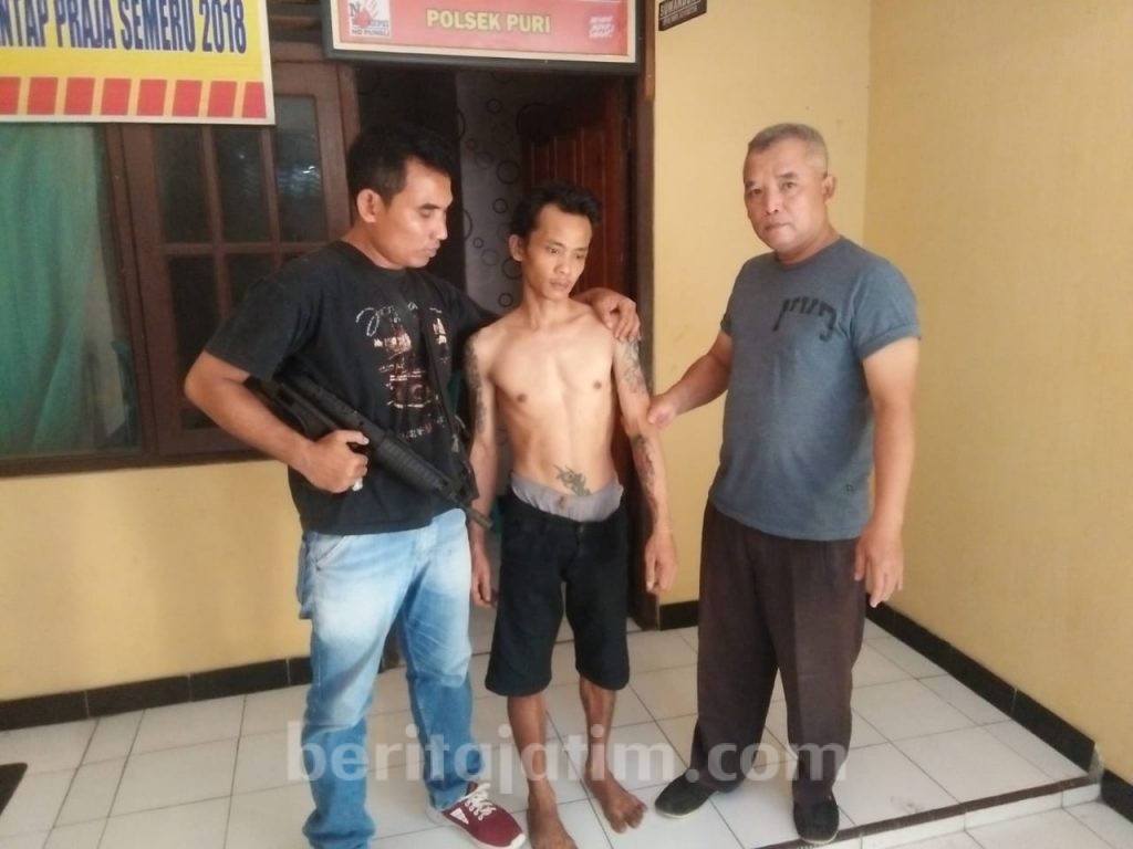 Embat Kalung Emas, Pemuda di Mojokerto Cekik Tetangga Sendiri