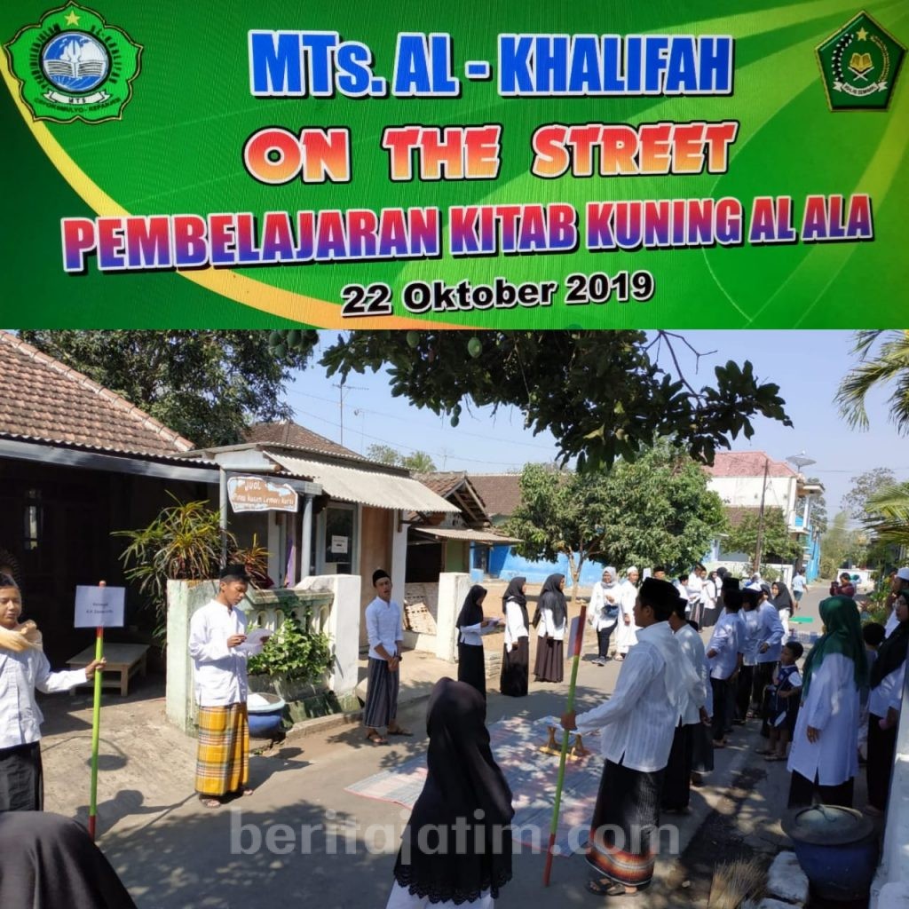 Hari Santri, MTS Al Khalifah Kepanjen Ngaji Kitab Kuning dan Lepas 1000 Balon