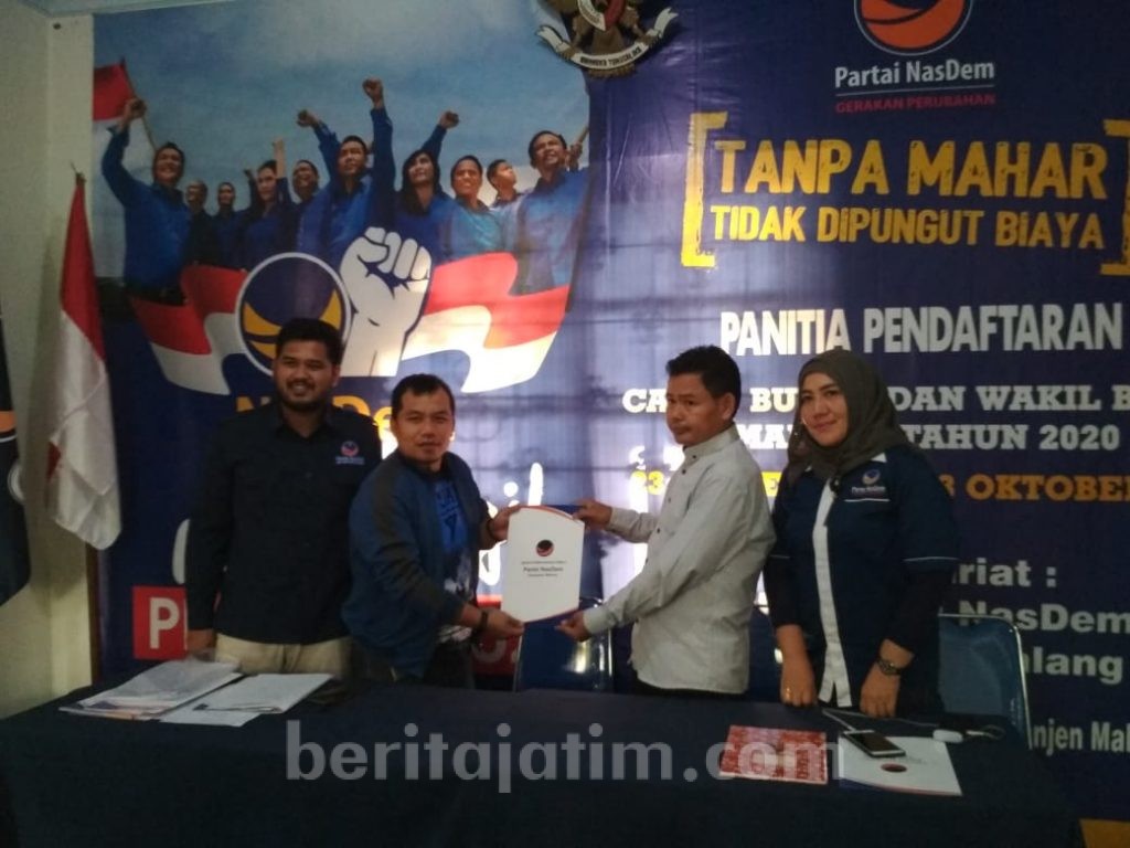 Daftar ke NasDem, Tata Ahli Infrastruktur Kota Ikut Penjaringan Calon Bupati Malang