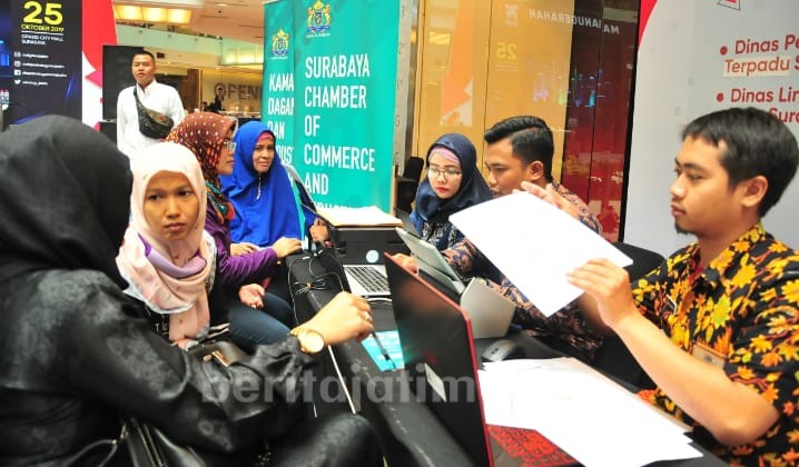 Program ‘Pulang Bawa Izin’ Garapan Kadin dan Pemkot Surabaya Diserbu UMKM