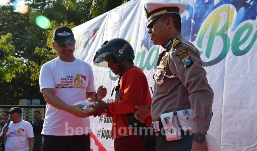 Polres Pamekasan Sosialisasikan Tertib Lalin di CFD