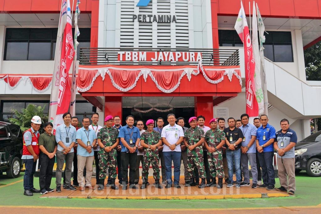 Danpasmar 3 Kunjungi Pertamina di Jayapura