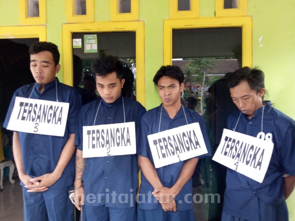Tim Cobra Amankan 4 Perampok Juragan Tata Rias
