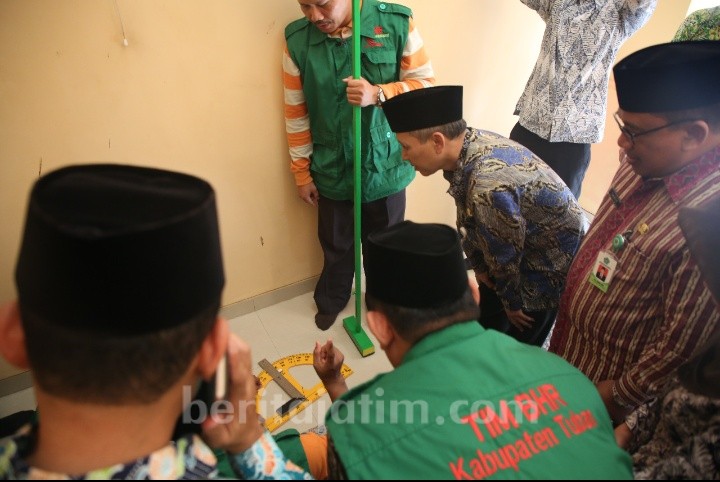 Jelang MTQ Jatim di Tuban, Kemenag Tentukan Arah Kiblat di Hotel-hotel