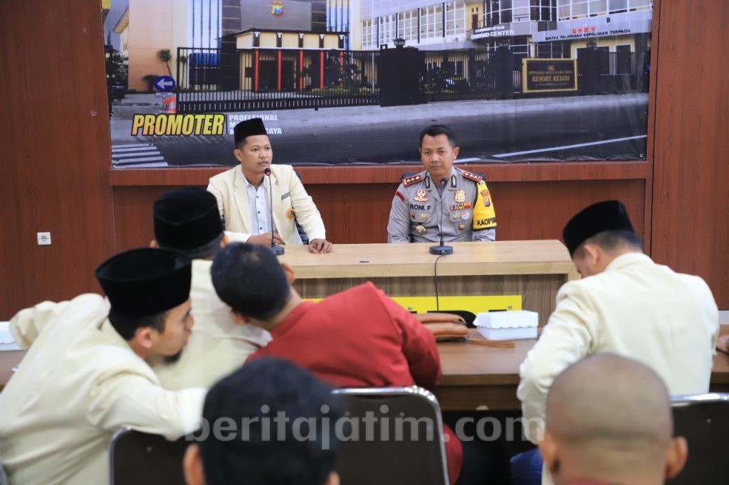 Tuntut Pengusutan Kasus Meninggalnya Mahasiswa Kendari, IMM Kediri Audiensi dengan Kapolres