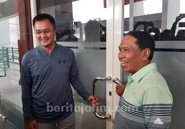 Menpora Bersama Kadispora Jatim Sidak ke GBT