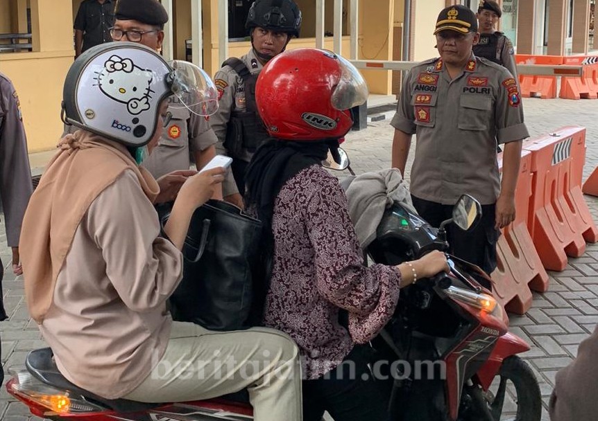 Polresta Sidoarjo Perketat Penjagaan Pasca Bom di Medan